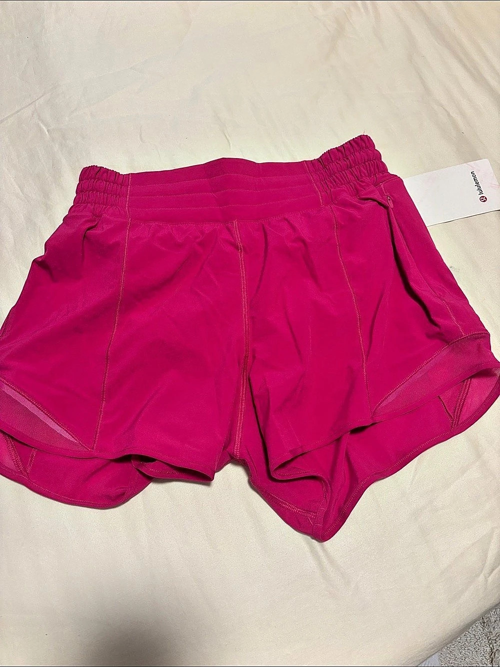 lululemon Hotty Hot High-Rise Lined Short 4" Pink